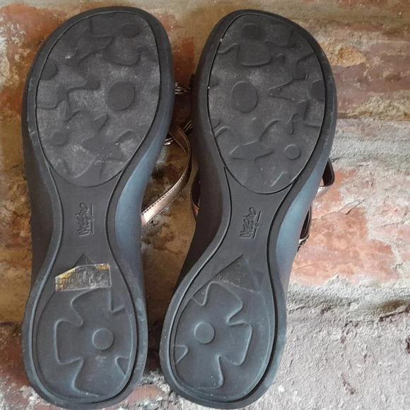 Massimo Copper Embellished Sandals - Picture 8 of 8